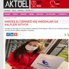 KARDEŞ ELİ DERNEĞİ KIŞ YARDIMLARI İLE KALPLERİ ISITIYOR