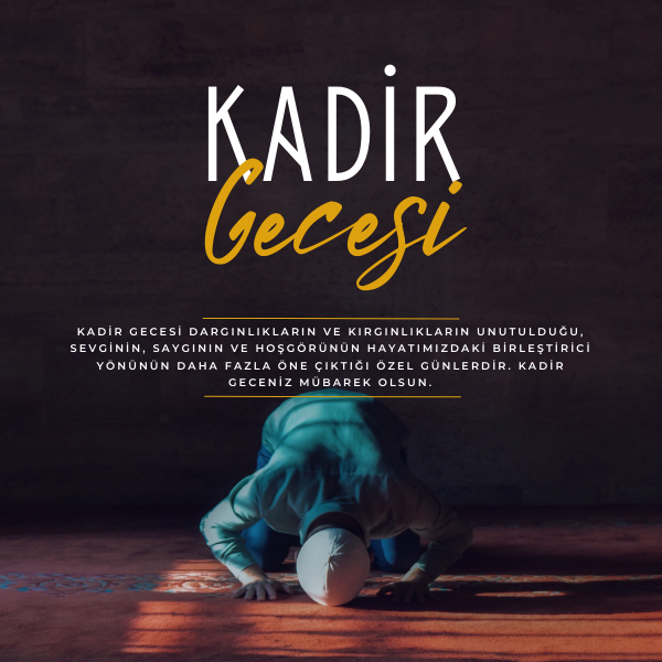 kadir gecesi mesajı