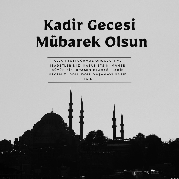 kadir gecesi mesajı