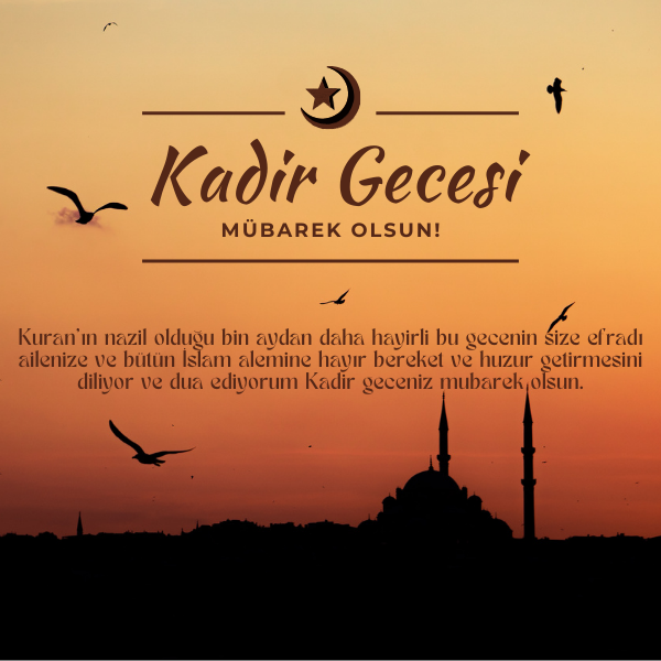 kadir gecesi mesajı