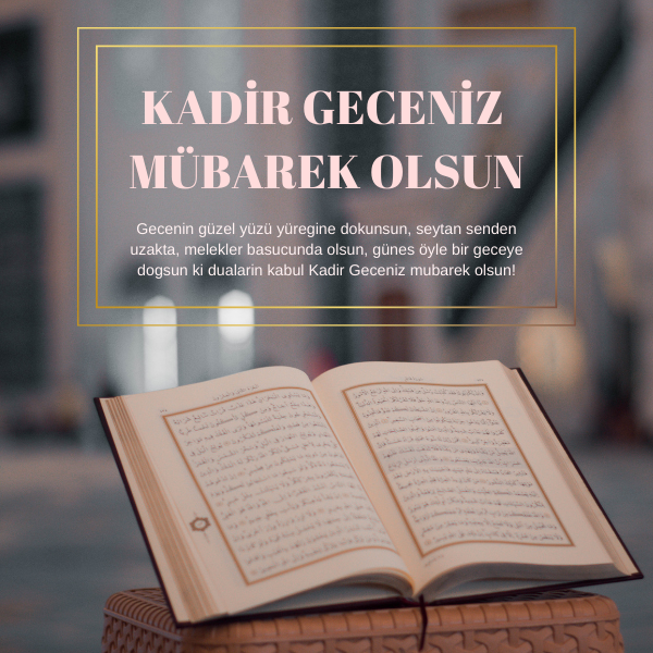 kadir gecesi mesajı